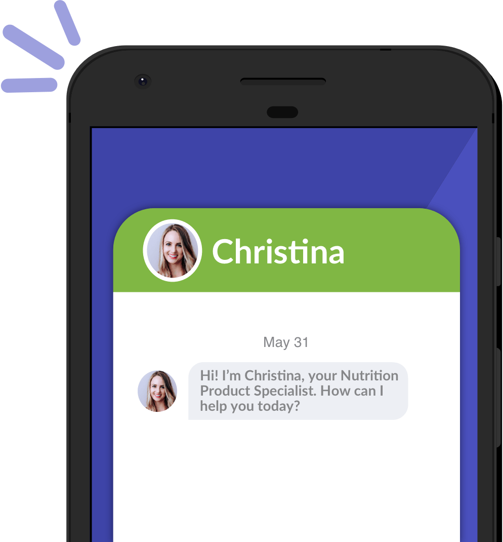 Chat with a nutritionist