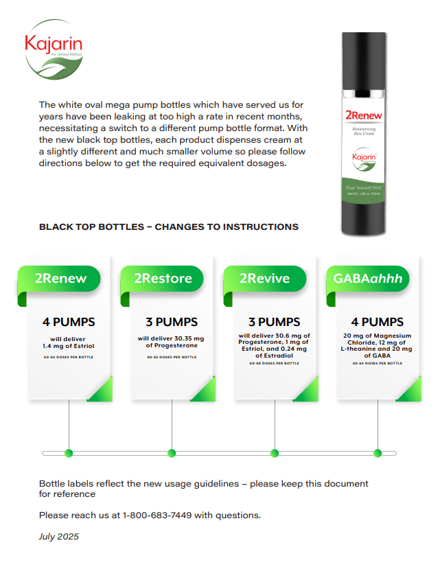 2Renew by Kajarin | Estriol Moisturizing Cream - NuVision Health Center