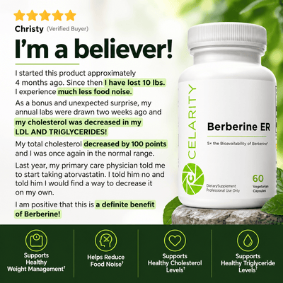Berberine ER (60 Day Supply) - NuVision Health Center