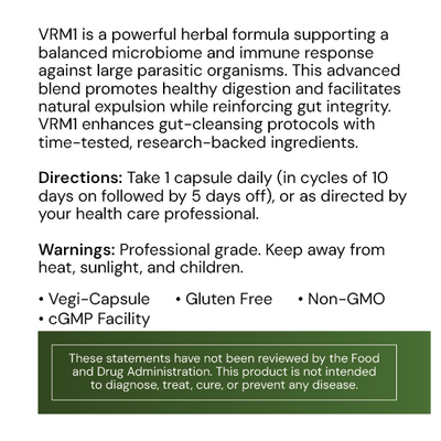 Systemic Formula VRM1 - Large - NuVision Health Center