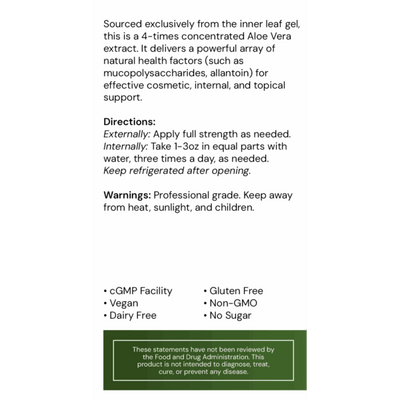 Systemic formulas Bio Extract: Aloe Vera - NuVision Health Center