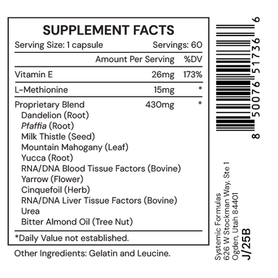 Systemic Formulas CLNZ - Chelator - NuVision Health Center