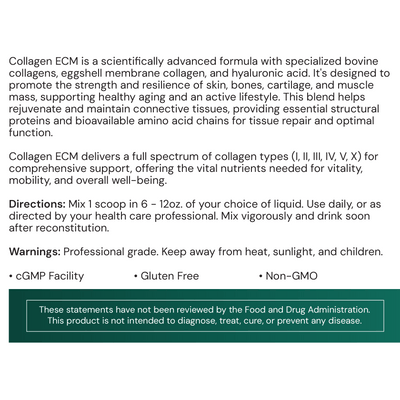 Systemic Formulas Collagen ECM (Collagen Extra Cellular Matrix) - NuVision Health Center