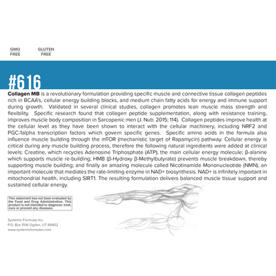 Systemic Formulas Collagen MB (Collagen Muscle Builder) - NuVision Health Center
