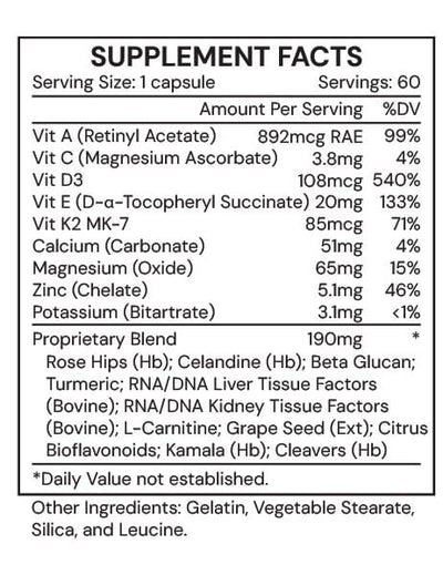 Systemic Formulas DV3 - D3 + K2 - NuVision Health Center