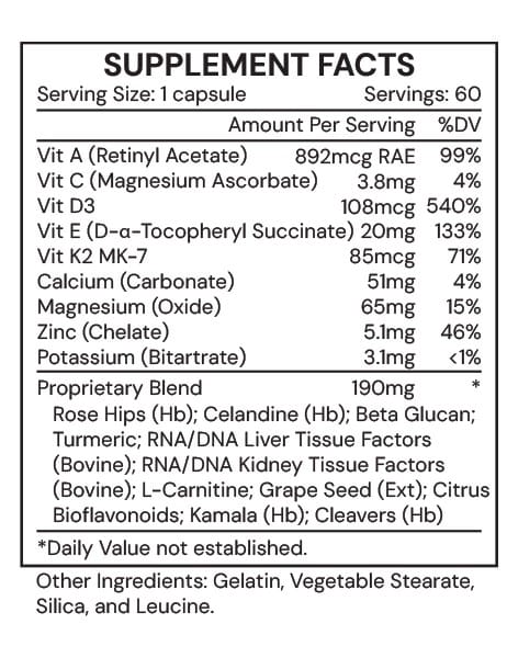 #129 DV3 - Vitamin D + Immune Support by Systemic Formulas - NuVision ...
