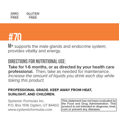 Systemic Formulas M+ (Male/Endocrine) - NuVision Health Center