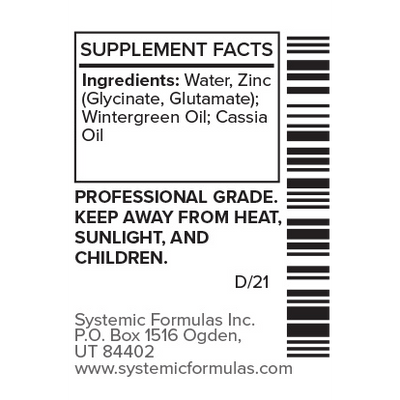 Systemic Formulas - Zinca Stop - NuVision Health Center
