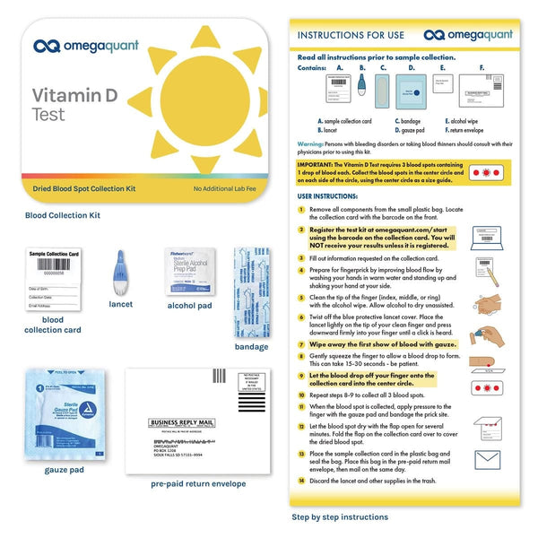 Vitamin D Test AtHome Test Kit NuVision Health Center