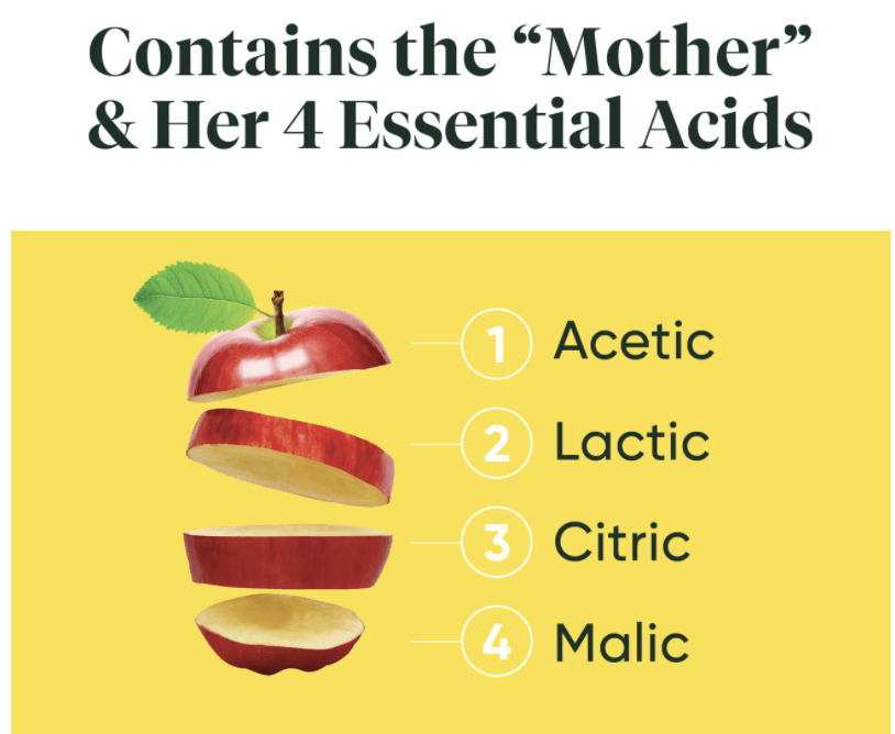 Apple Cider Vinegar Pills with Mother ACV Pills 60 Capsules