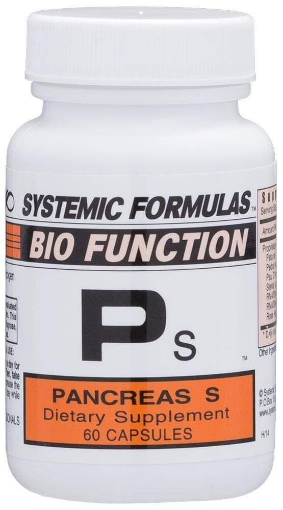 Systemic Formulas Ps - Pancreas S - NuVision Health Center